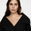 Wide-Collar Blouse