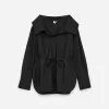 Wide-Collar Blouse