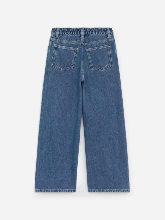 Wide Denim Trousers
