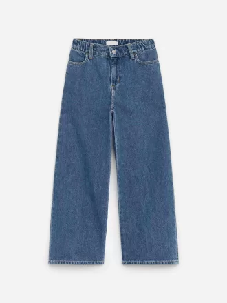 Wide Denim Trousers