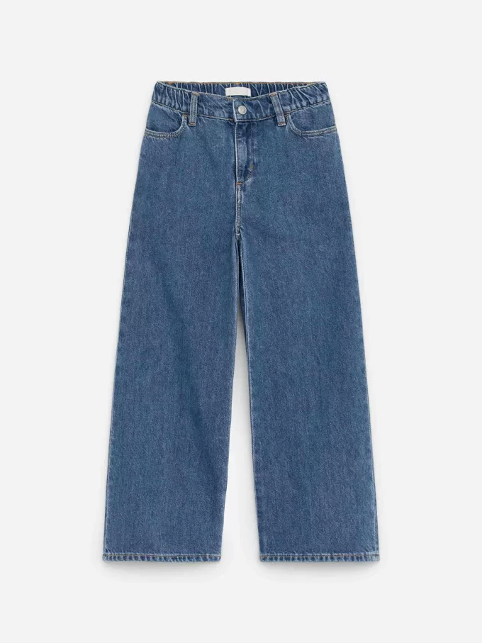 Wide Denim Trousers