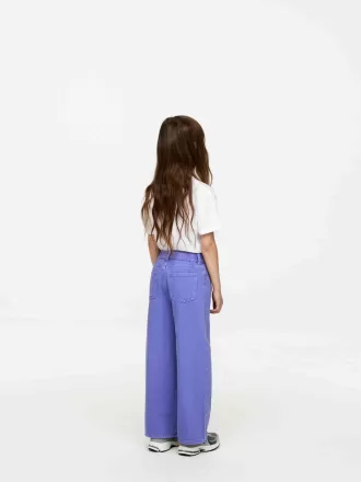 Wide Denim Trousers