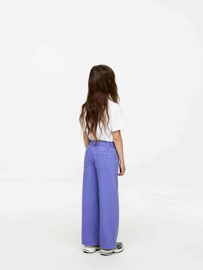 Wide Denim Trousers