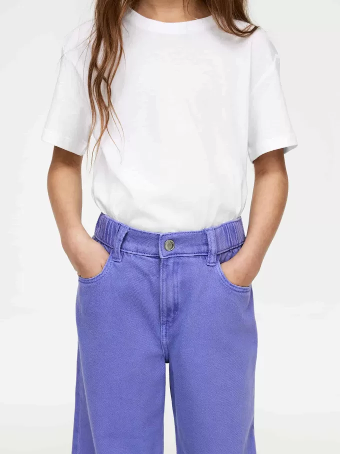 Wide Denim Trousers