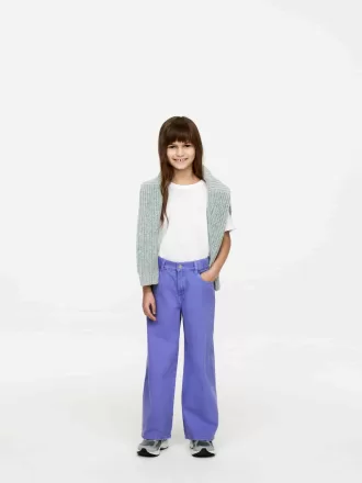 Wide Denim Trousers