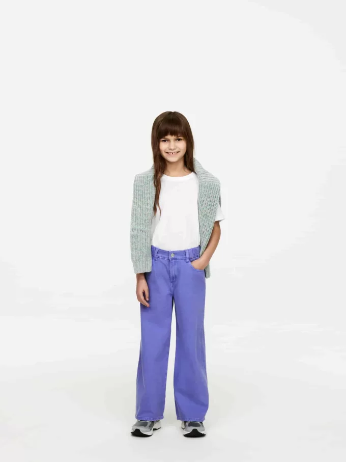 Wide Denim Trousers