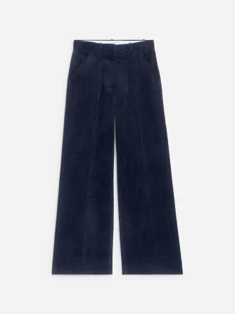 Wide-Leg Corduroy Trousers