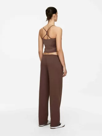 Wide-Leg Sweatpants