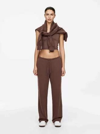 Wide-Leg Sweatpants