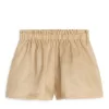 Wide Linen Shorts