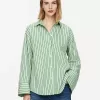 Wide-Sleeve Cotton Shirt