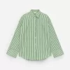 Wide-Sleeve Cotton Shirt