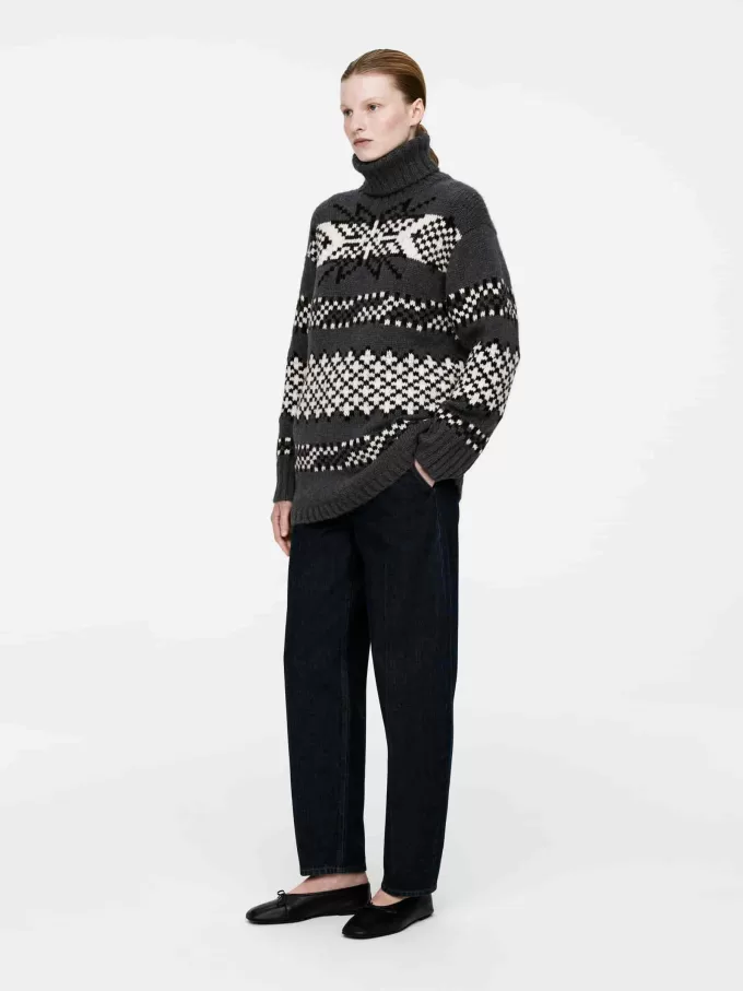 Wool-Alpaca Jacquard Jumper Wool-Alpaca Jacquard Jumper