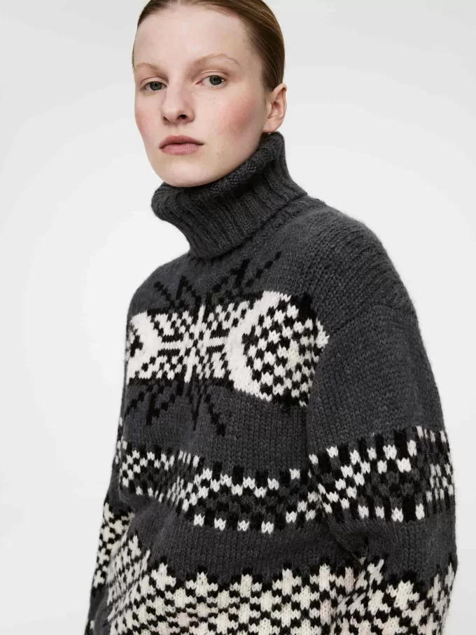 Wool-Alpaca Jacquard Jumper Wool-Alpaca Jacquard Jumper