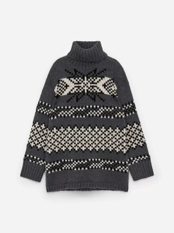 Wool-Alpaca Jacquard Jumper Wool-Alpaca Jacquard Jumper