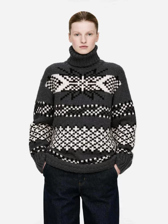 Wool-Alpaca Jacquard Jumper Wool-Alpaca Jacquard Jumper