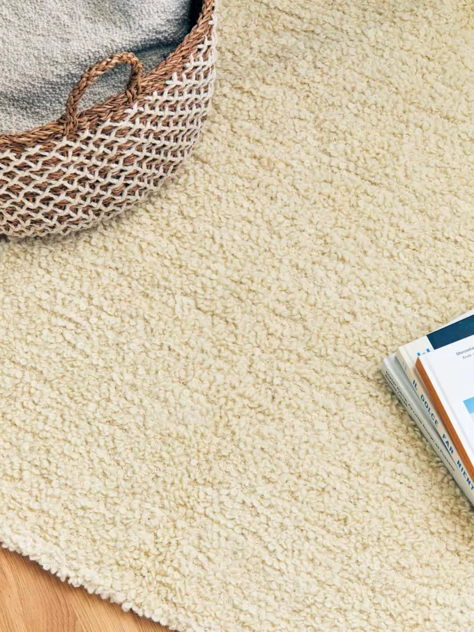 Wool Blend Bouclé Rug 170 x 240 cm