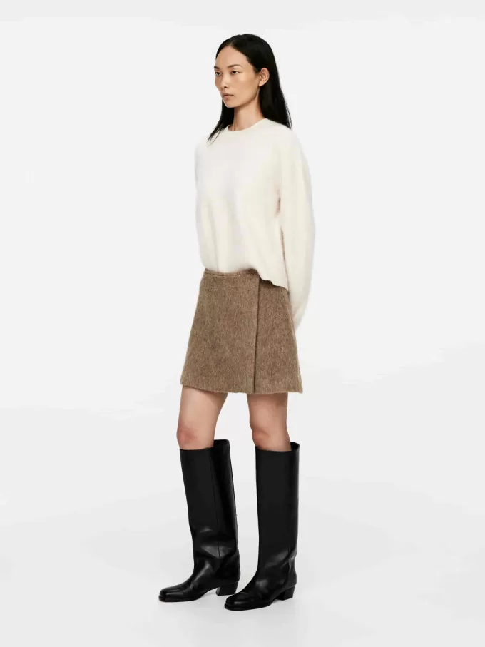 Wool-Blend Mini Skirt Wool-Blend Mini Skirt