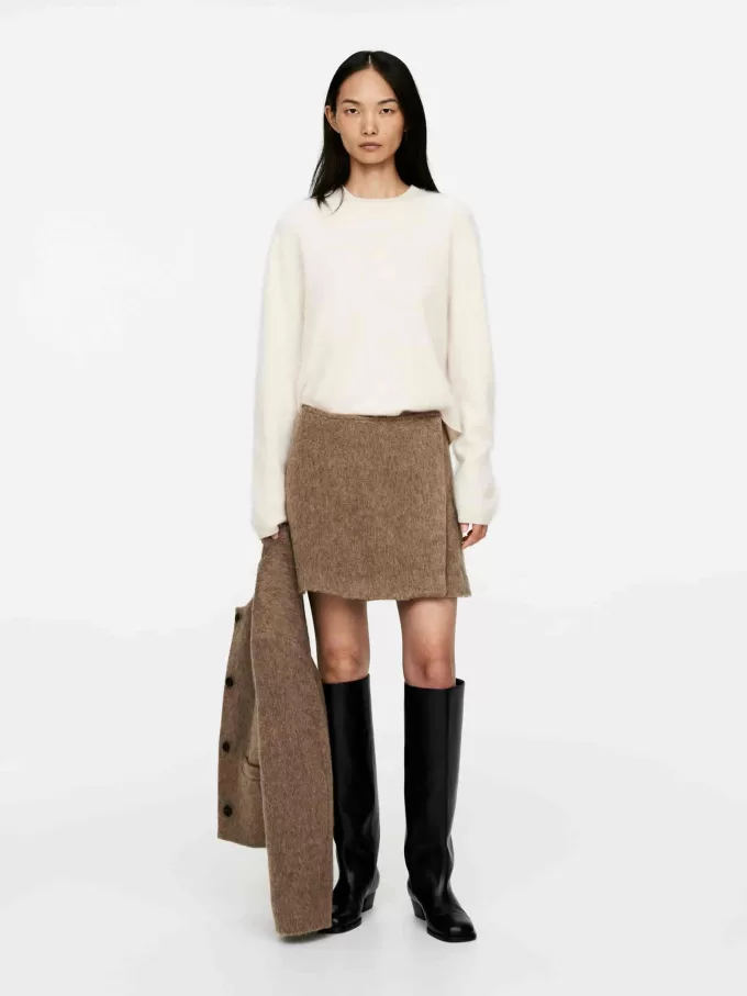 Wool-Blend Mini Skirt Wool-Blend Mini Skirt