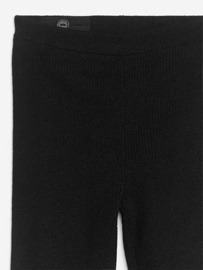 Wool-Blend Rib Leggings
