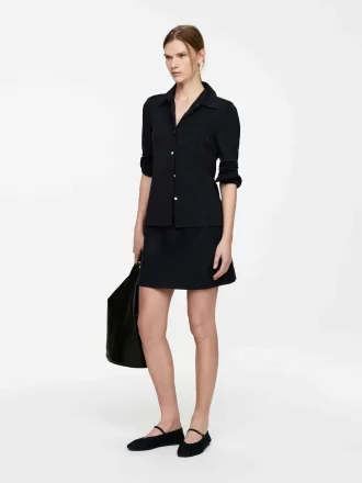 Wool Mini Skirt
