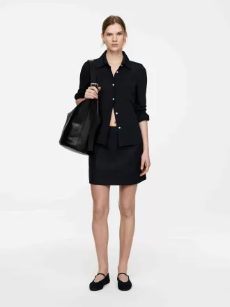Wool Mini Skirt