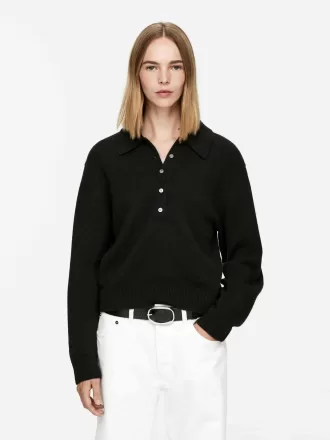 Wool Polo Jumper
