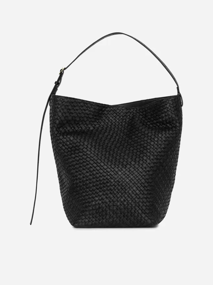 Woven Leather Tote Bag Woven Leather Tote Bag