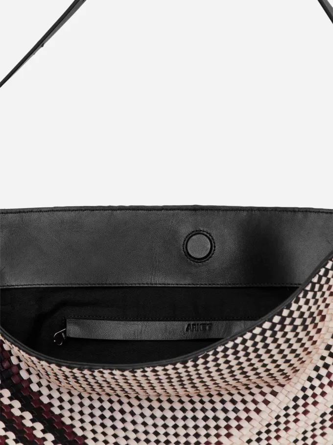 Woven Leather Tote Bag Woven Leather Tote Bag