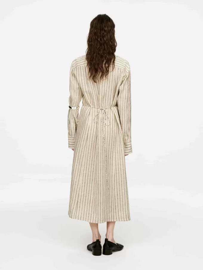 Wrap-Detail Linen Dress Wrap-Detail Linen Dress