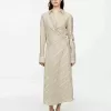 Wrap-Detail Linen Dress Wrap-Detail Linen Dress