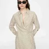 Wrap-Detail Linen Dress Wrap-Detail Linen Dress
