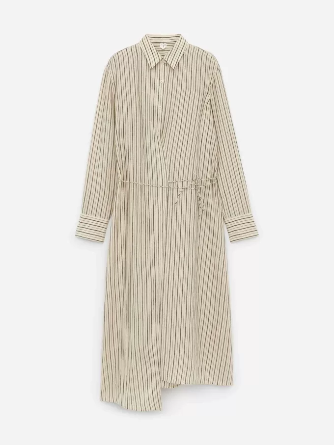 Wrap-Detail Linen Dress Wrap-Detail Linen Dress