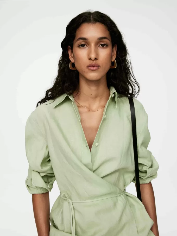 Wrap Linen Shirt Wrap Linen Shirt