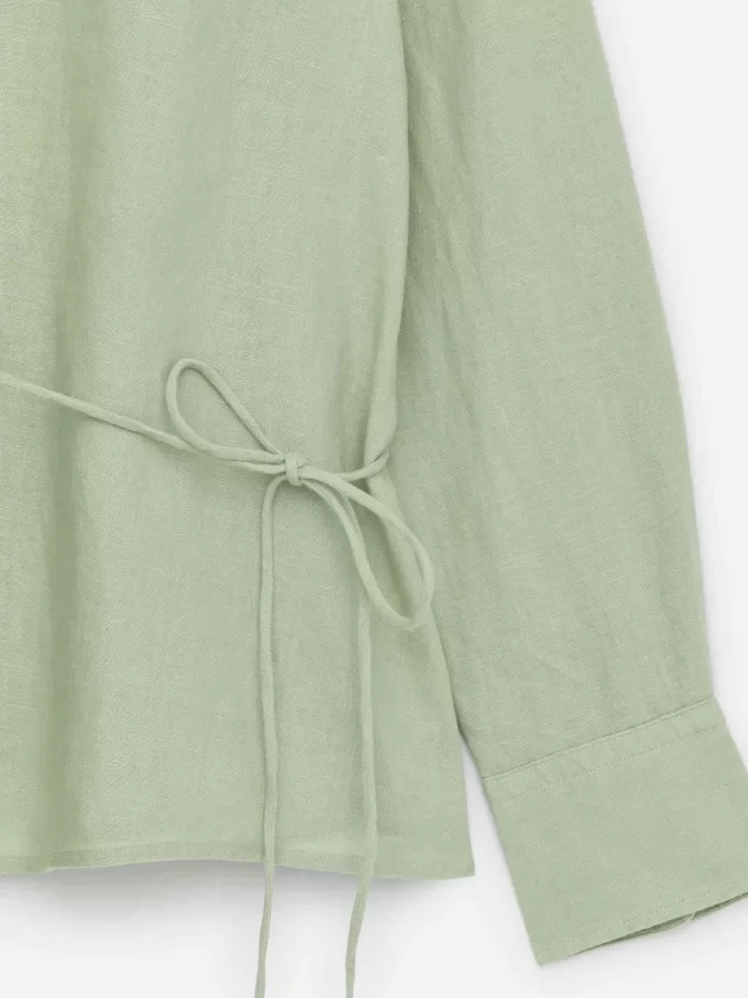 Wrap Linen Shirt Wrap Linen Shirt