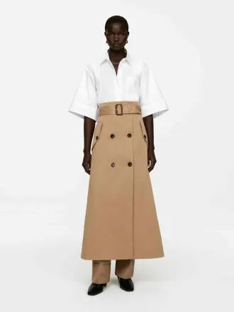 Wrap Midi Skirt