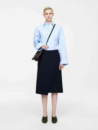 Wrap Wool Skirt