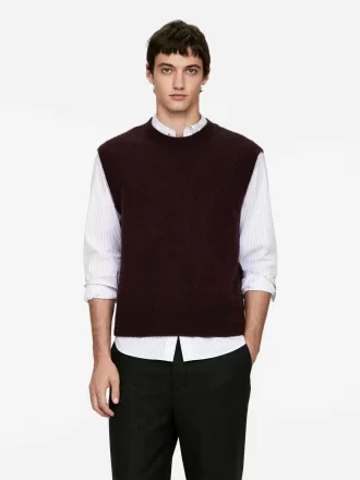 Alpaca-Wool Blend Vest