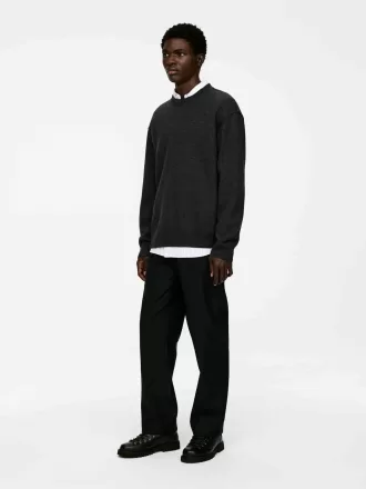 Boiled Wool Crew-Neck Boiled Wool Crew-Neck
