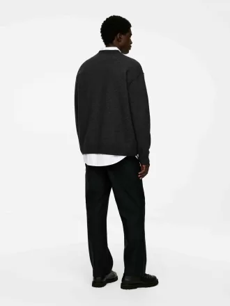Boiled Wool Crew-Neck Boiled Wool Crew-Neck