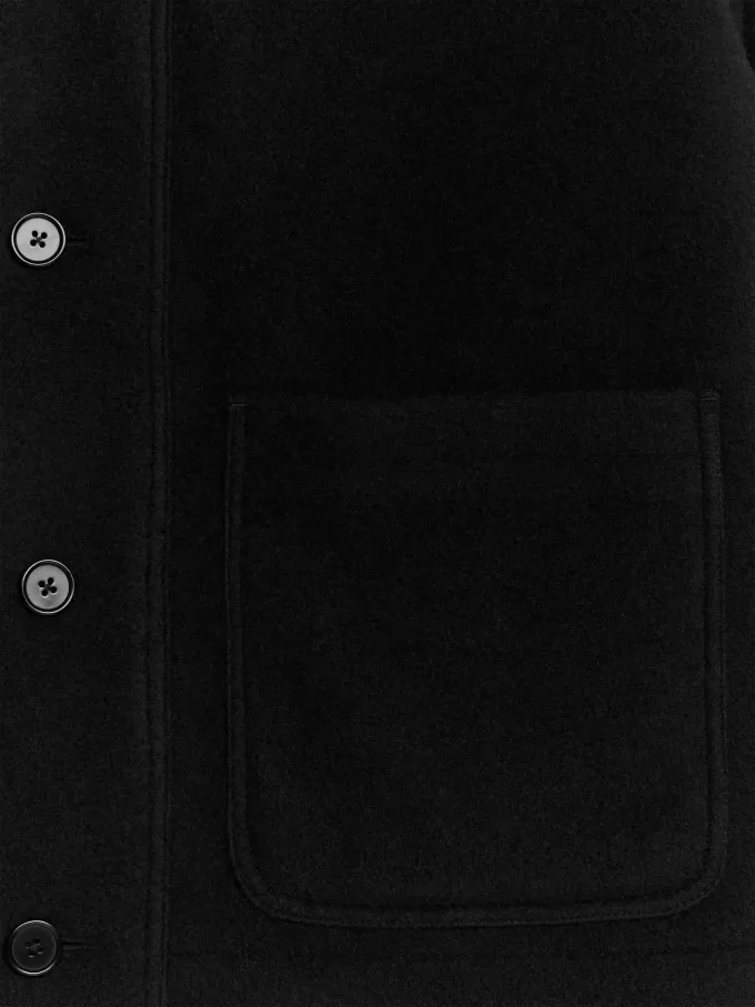 Boxy Wool-Blend Jacket