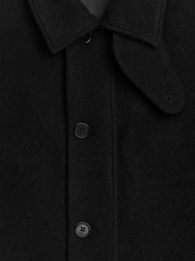 Boxy Wool-Blend Jacket