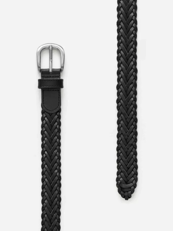 Braided Leather Belt