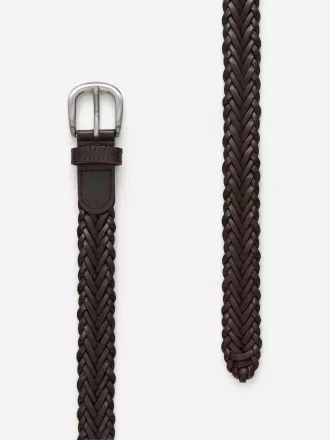 Braided Leather Belt