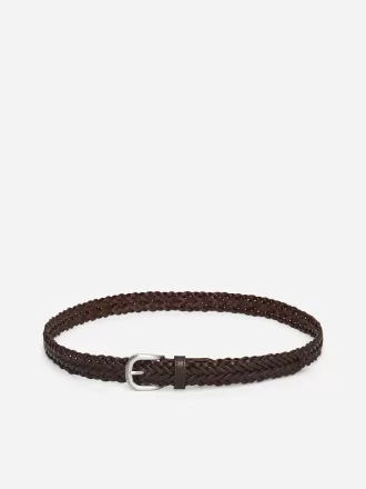 Braided Leather Belt
