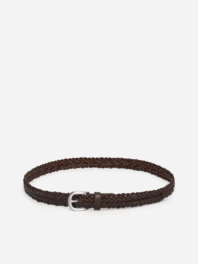 Braided Leather Belt