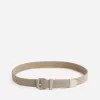 Braided Leather Trimmed Belt