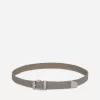 Braided Leather Trimmed Belt