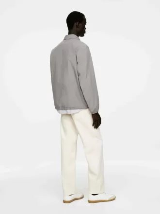 Cotton Blend Shirt Jacket