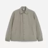 Cotton Blend Shirt Jacket